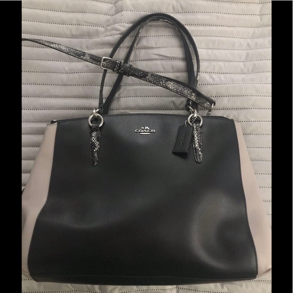 Coach Handbag - Python print handles